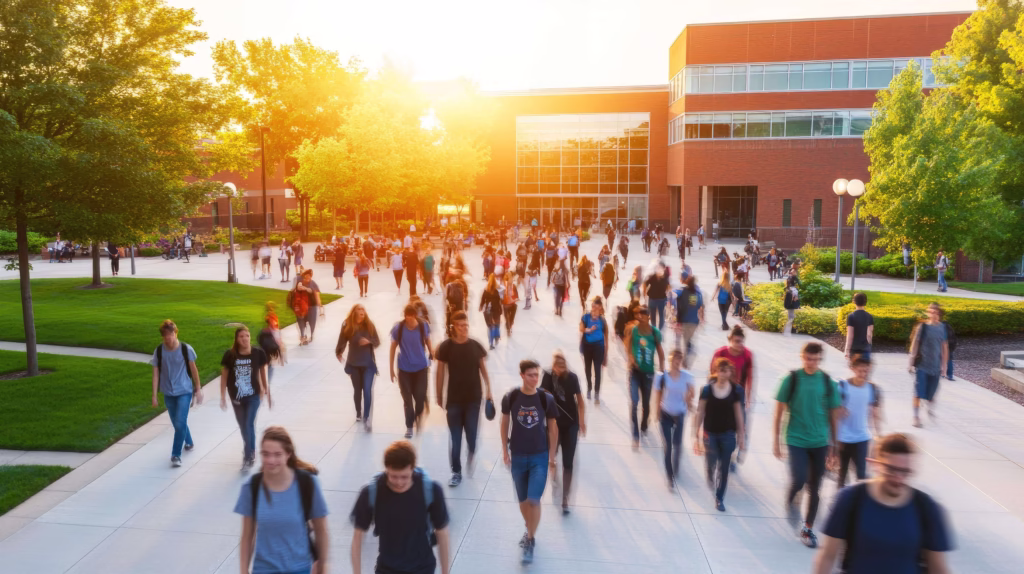 Campus universitar ce reflectă o alegere corectă pentru dezvoltare academică